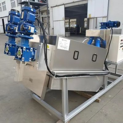 comprar Operação Automática SUS304 Máquina de Prensa de Parafusos de Volute empilhada Para Tratamento de Águas Residuais Alimentares online manufacture