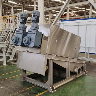 comprar Desaguamento de lodo Volute Filtro de parafuso Prensa Máquina essencial para tratamento de águas residuais e desidratação online manufacture