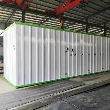 comprar Máquinas de tratamento de águas residuais de aço inoxidável integrado MBBR online manufacture