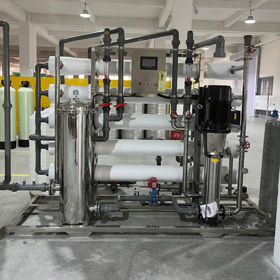 comprar Equipamento de tratamento de água mineral pura RO totalmente automático para 1 tonelada de água purificada por osmose reversa online manufacture