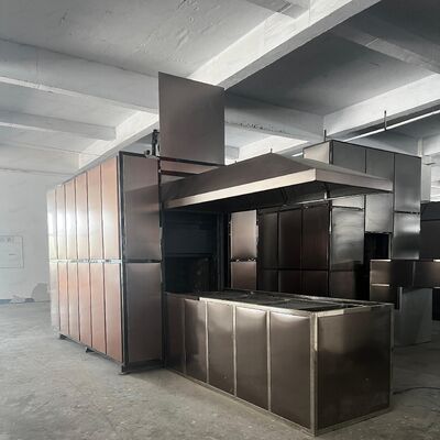 comprar Incinerador humano de aço inoxidável de alta qualidade com interface digital de tela sensível ao toque e sistema avançado de filtragem Fabricação em linha