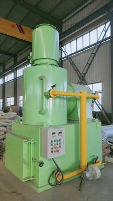 comprar Incinerador de resíduos domésticos de 100 kg/hora com controlo automático elétrico (PLC) e tamanho personalizado Fabricação em linha