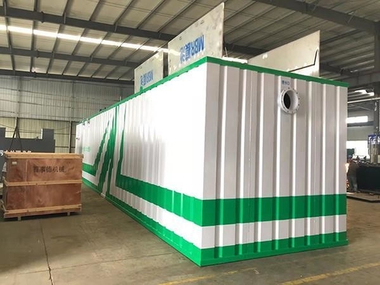 Instalação integrada de tratamento de águas residuais Aerador Máquinas ativadas Equipamento integrado de tratamento automático completo