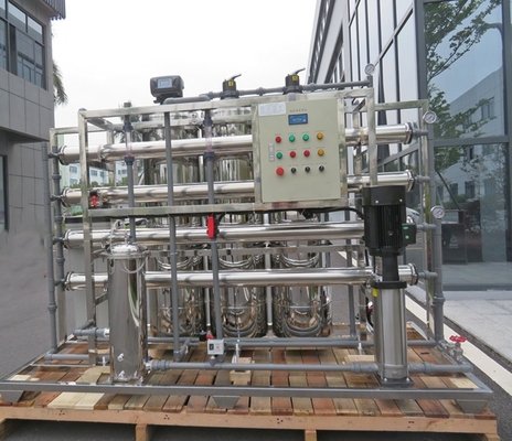 1000L/H Usos industriais de instalações de fabrico RO Instalações de tratamento de águas Equipamento de osmose reversa para água potável