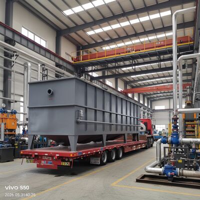 Sistema de tratamento de águas residuais de aço carbono personalizado com 95% a 99% de remoção de poluentes para águas residuais industriais