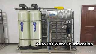 Controle automático do sistema de água RO em aço inoxidável